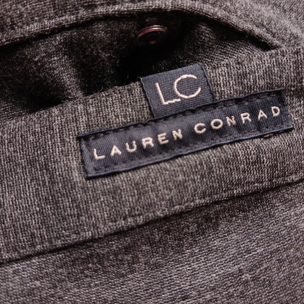 LC Women's Leggings Size 8 Black Heathered Stretch LAUREN CONRAD Rayon Blend - Picture 5 of 7
